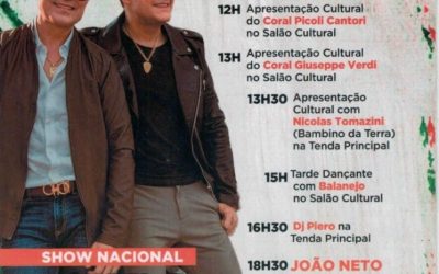 Programação da 32ª Festa Bergamasca de Botuverá – SC